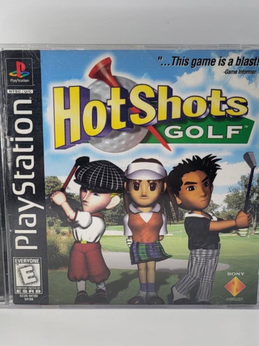 Hot Shots Golfs - Sony PlayStation 1 CIB Great Condition Tested/Works PS1